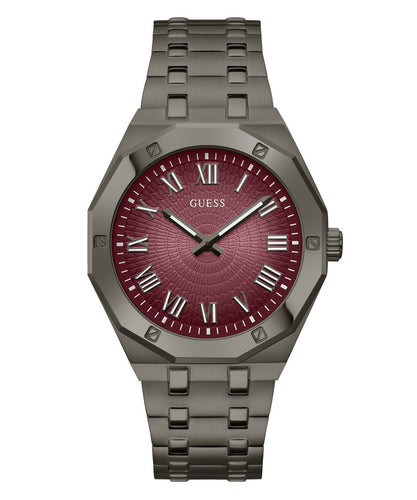 Guess Herren Uhr Armbanduhr ASSET GW0575G5 Edelstahl schwarz
