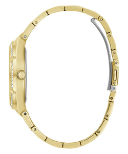 Guess Damen Uhr Armbanduhr ALLARA GW0604L2 Edelstahl gold