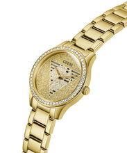 Laden Sie das Bild in den Galerie-Viewer, Guess Damen Uhr Armbanduhr LADY IDOL GW0605L2 Edelstahl gold