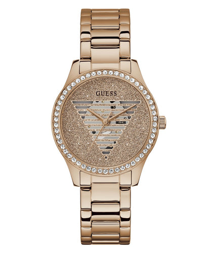 Guess Damen Uhr Armbanduhr LADY IDOL GW0605L3 Edelstahl Rosé