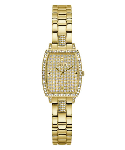 Guess Damen Uhr Armbanduhr BRILLIANT GW0611L2 Edelstahl gold