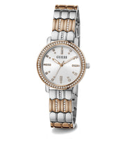 Laden Sie das Bild in den Galerie-Viewer, Guess Damen Uhr Armbanduhr HAYLEY GW0612L3 Edelstahl bicolor
