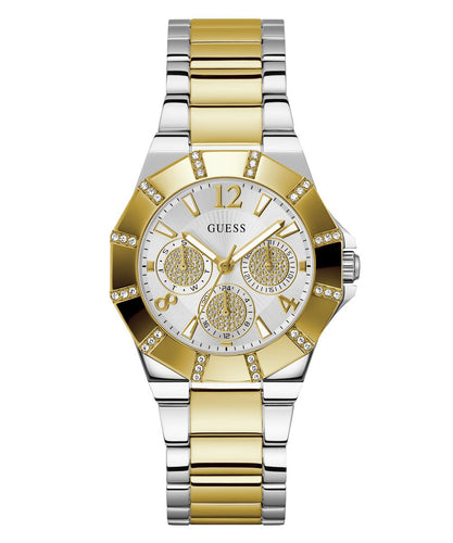 Guess Damen Uhr Armbanduhr Multifunktion SUNRAY GW0616L2 Edelstahl