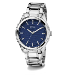Guess Herren Uhr Armbanduhr DEX GW0626G1 Edelstahl silber