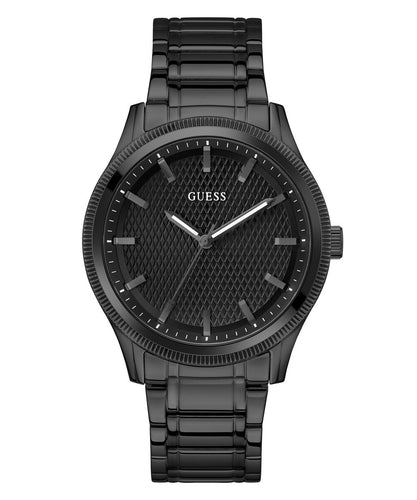 Guess Herren Uhr Armbanduhr DEX GW0626G3 Edelstahl schwarz