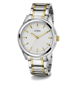 Guess Herren Uhr Armbanduhr DEX GW0626G4 Edelstahl bicolor