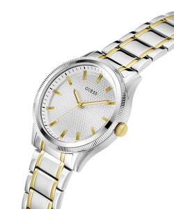 Guess Herren Uhr Armbanduhr DEX GW0626G4 Edelstahl bicolor