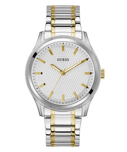 Guess Herren Uhr Armbanduhr DEX GW0626G4 Edelstahl bicolor