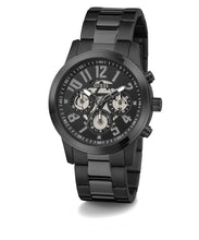 Laden Sie das Bild in den Galerie-Viewer, Guess Herren Uhr Armbanduhr Multifunktion PARKER GW0627G3 Edelstahl schwarz