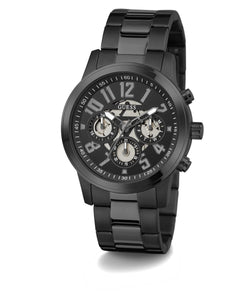 Guess Herren Uhr Armbanduhr Multifunktion PARKER GW0627G3 Edelstahl schwarz