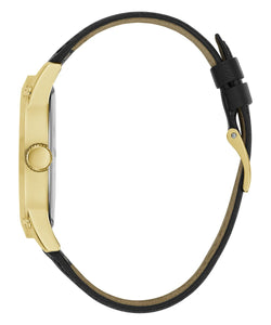 Guess Herren Uhr Armbanduhr CRESCENT GW0628G2 Leder