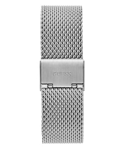 Guess Herren Uhr Armbanduhr CRESCENT GW0629G1 Edelstahl silber