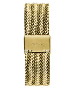 Guess Herren Uhr Armbanduhr CRESCENT GW0629G2 Edelstahl gold