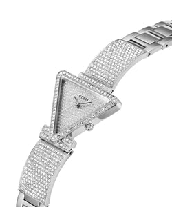 Guess Damen Uhr Armbanduhr FAME GW0644L1 Edelstahl silber