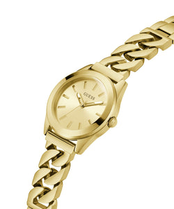 Guess Damen Uhr Armbanduhr SERENA GW0653L1 Edelstahl gold