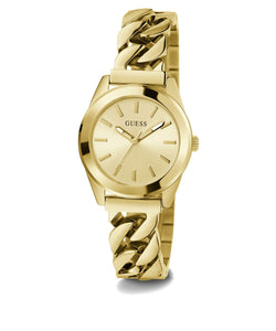 Guess Damen Uhr Armbanduhr SERENA GW0653L1 Edelstahl gold