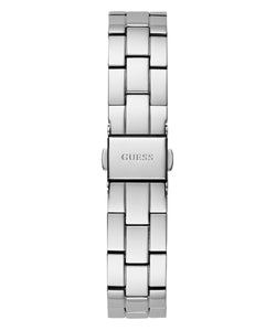 Guess Damen Uhr Armbanduhr THREE OF HEARTS GW0657L1 Edelstahl silber