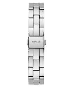 Guess Damen Uhr Armbanduhr THREE OF HEARTS GW0657L1 Edelstahl silber