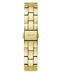 Guess Damen Uhr Armbanduhr THREE OF HEARTS GW0657L2 Edelstahl gold