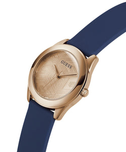 Guess Damen Uhr Armbanduhr CUBED GW0665L2 Silikon