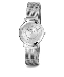 Guess Damen Uhr Armbanduhr MELODY GW0666L1 Edelstahl silber