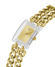 Laden Sie das Bild in den Galerie-Viewer, Guess Damen Uhr Armbanduhr MOD HEAVY METAL GW0669L1 gold