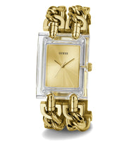 Laden Sie das Bild in den Galerie-Viewer, Guess Damen Uhr Armbanduhr MOD HEAVY METAL GW0669L1 gold