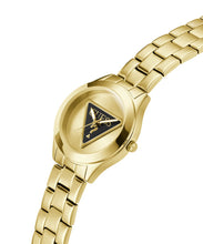 Laden Sie das Bild in den Galerie-Viewer, Guess Damen Uhr Armbanduhr TRI PLAQUE GW0675L2 Edelstahl gold