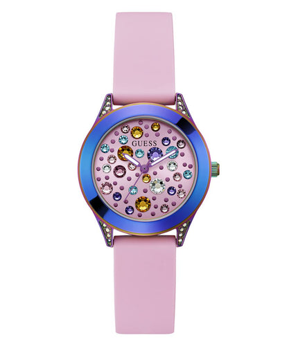 Guess Damen Uhr Armbanduhr MINI WONDERLUST GW0678L3 Silikon