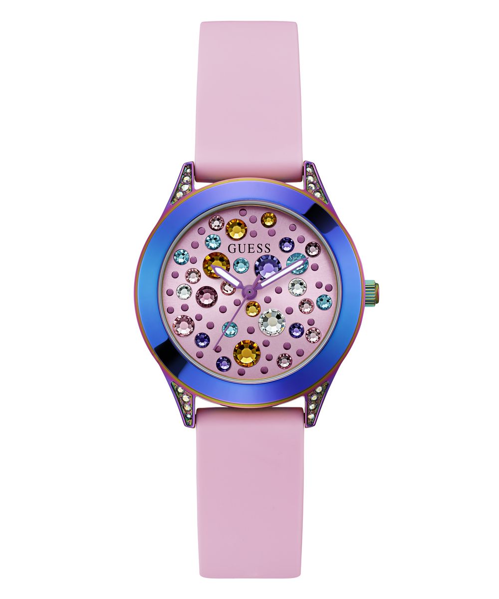Guess Damen Uhr Armbanduhr MINI WONDERLUST GW0678L3 Silikon