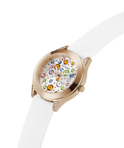 Guess Damen Uhr Armbanduhr MINI WONDERLUST GW0678L4 Silikon