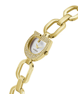 Guess Damen Uhr Armbanduhr GIA GW0683L2 Edelstahl gold