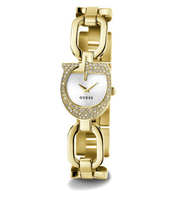 Guess Damen Uhr Armbanduhr GIA GW0683L2 Edelstahl gold