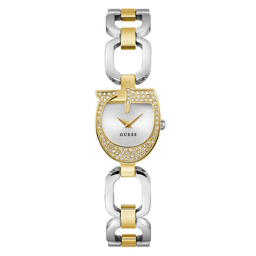 Guess Damen Uhr Armbanduhr GB GIA GW0683L6 Edelstahl Bicolor