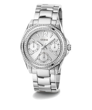 Laden Sie das Bild in den Galerie-Viewer, Guess Damen Uhr Armbanduhr RITZY GW0685L1 Edelstahl silber