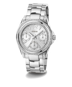 Guess Damen Uhr Armbanduhr RITZY GW0685L1 Edelstahl silber