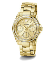 Laden Sie das Bild in den Galerie-Viewer, Guess Damen Uhr Armbanduhr RITZY GW0685L2 Edelstahl gold