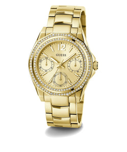 Guess Damen Uhr Armbanduhr RITZY GW0685L2 Edelstahl gold