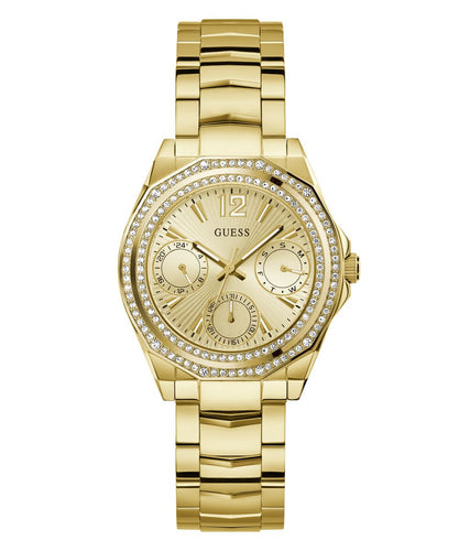 Guess Damen Uhr Armbanduhr RITZY GW0685L2 Edelstahl gold