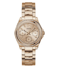 Laden Sie das Bild in den Galerie-Viewer, Guess Damen Uhr Armbanduhr RITZY GW0685L3 Edelstahl rotgold