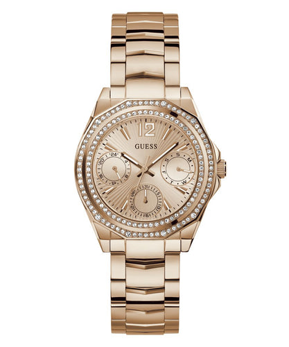 Guess Damen Uhr Armbanduhr RITZY GW0685L3 Edelstahl rotgold