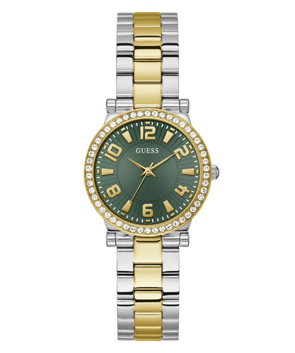 Guess Damen Uhr Armbanduhr FAWN GW0686L2 Edelstahl bicolor