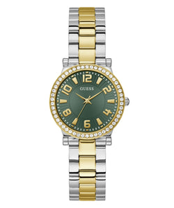 Guess Damen Uhr Armbanduhr FAWN GW0686L2 Edelstahl bicolor