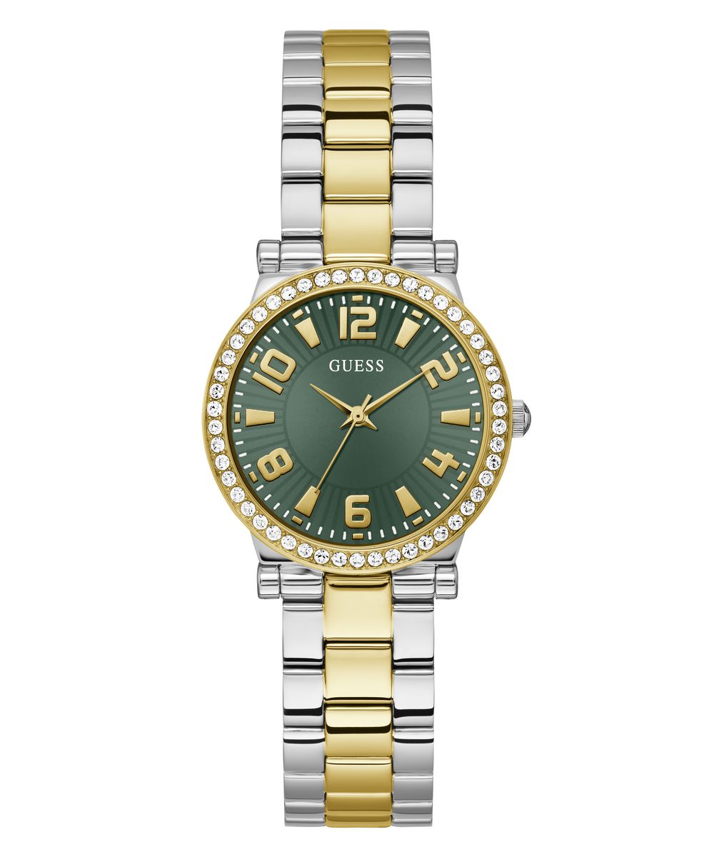 Guess Damen Uhr Armbanduhr FAWN GW0686L2 Edelstahl bicolor
