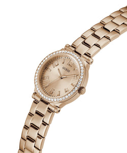 Guess Damen Uhr Armbanduhr FAWN GW0686L3 Edelstahl roségoldfarben