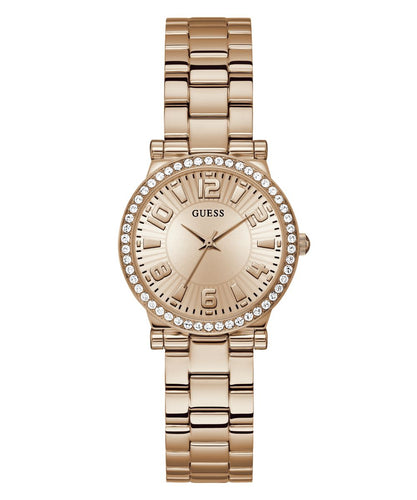 Guess Damen Uhr Armbanduhr FAWN GW0686L3 Edelstahl roségoldfarben