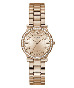 Guess Damen Uhr Armbanduhr FAWN GW0686L3 Edelstahl roségoldfarben