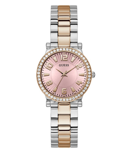 Guess Damen Uhr Armbanduhr FAWN GW0686L4 Edelstahl bicolor