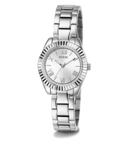 Laden Sie das Bild in den Galerie-Viewer, Guess Damen Uhr Armbanduhr MINI LUNA GW0687L1 Edelstahl silber