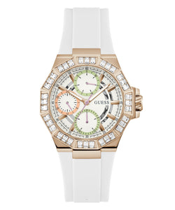 Guess Damen Uhr Armbanduhr SELENE GW0695L3 Silikon
